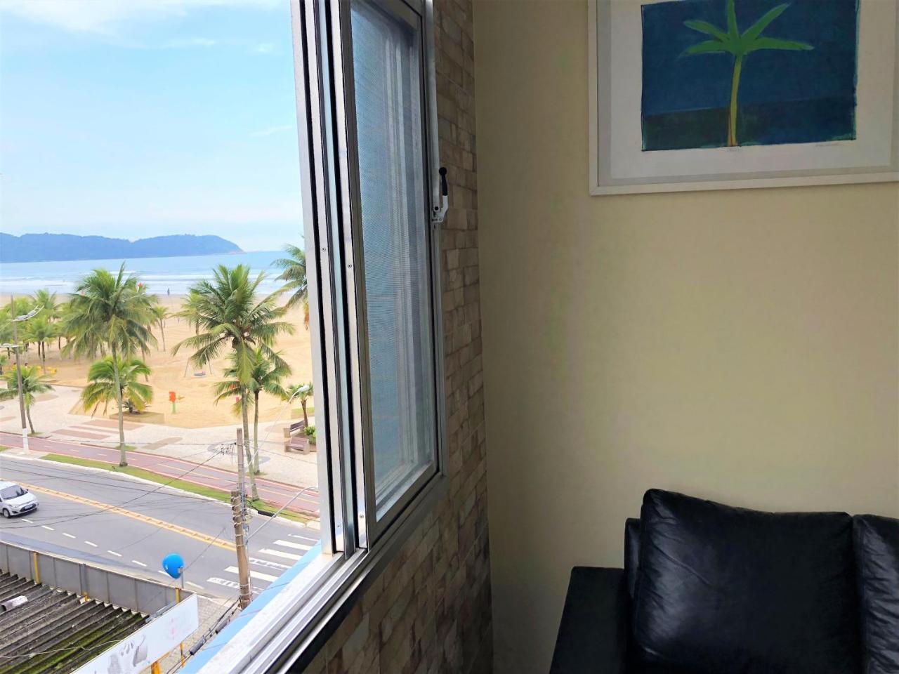 Apto Frente Ao Mar Com Vista Maravilhosa Apartamento Praia Grande  Exterior foto